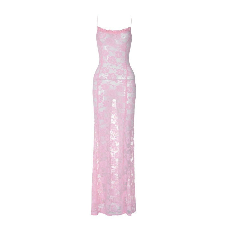 Chest Collar Elegant Evening Dress