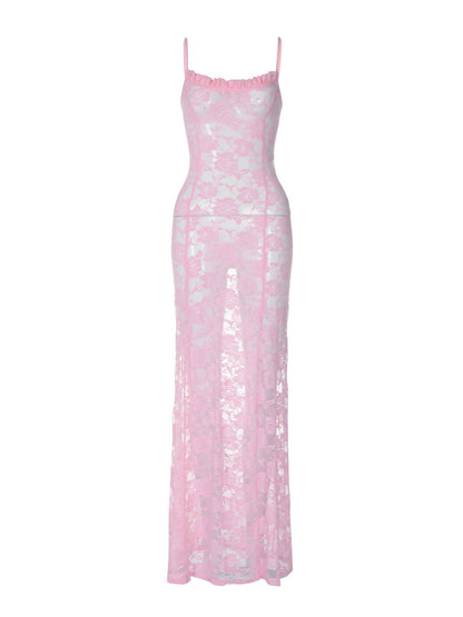 Chest Collar Elegant Evening Dress